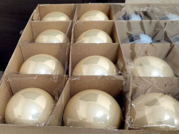 Шар елочный стекл. "Глянцевый" 8 см, [14]